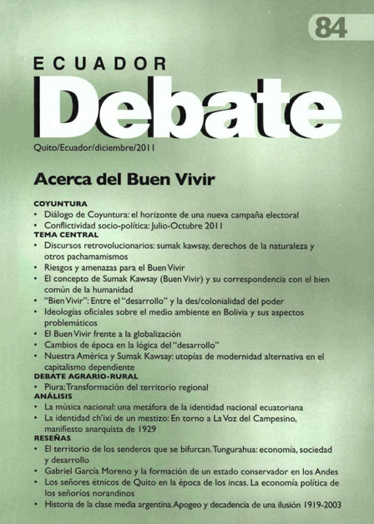 Ecuador Debate N° 84