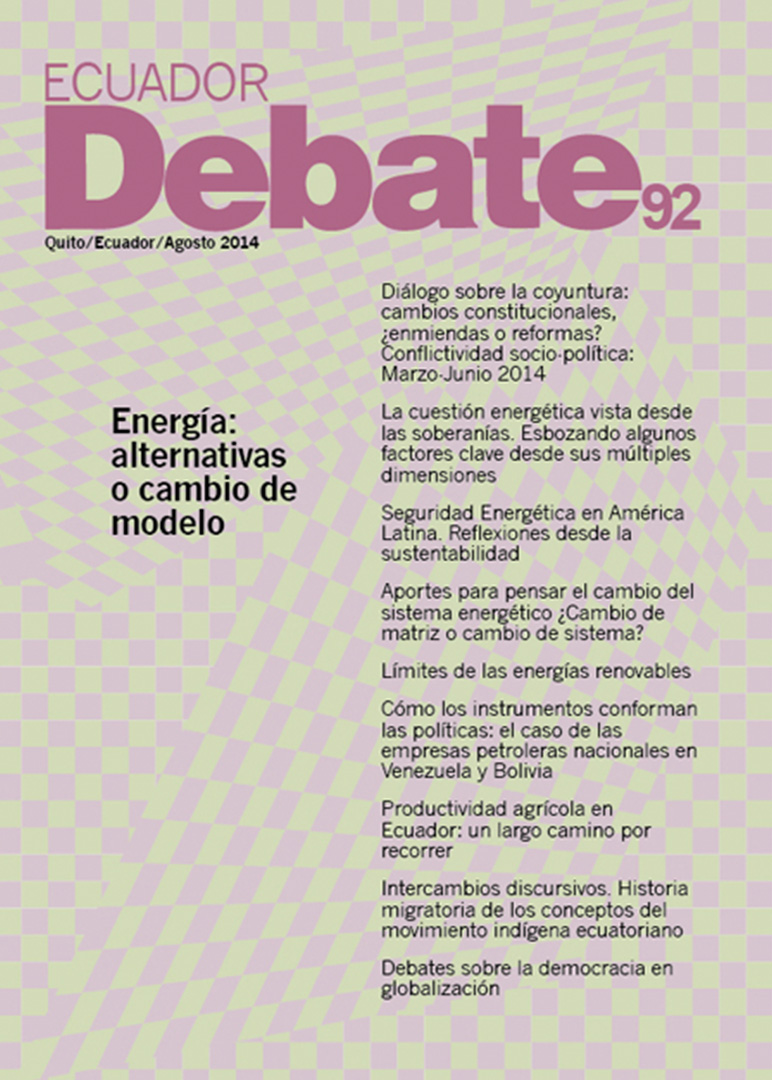 Ecuador Debate N° 92