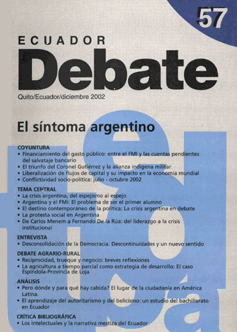 Ecuador Debate N° 57