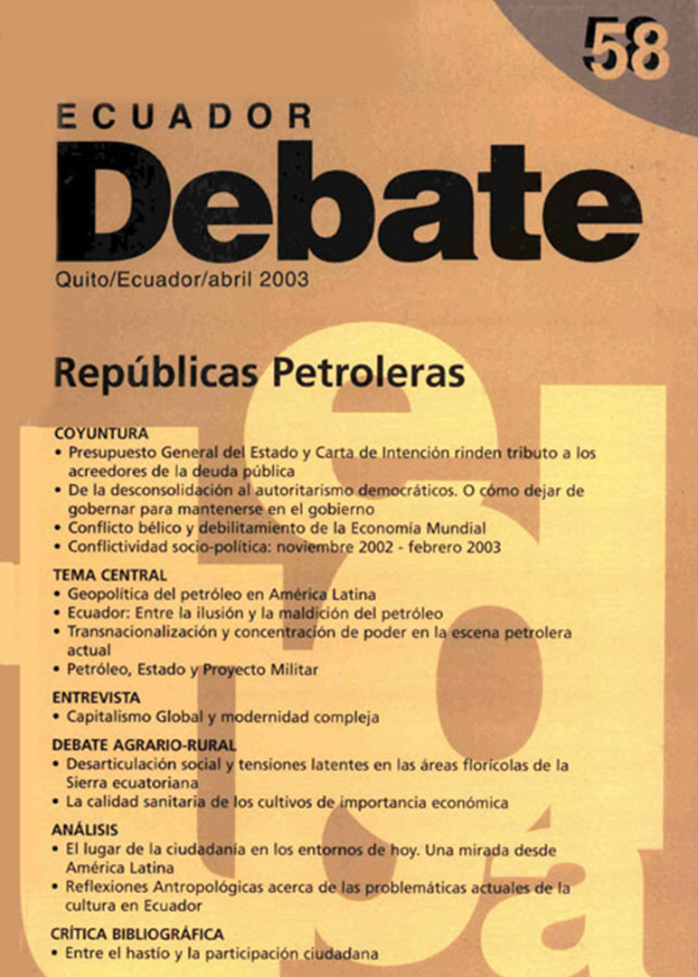 Ecuador Debate N° 58