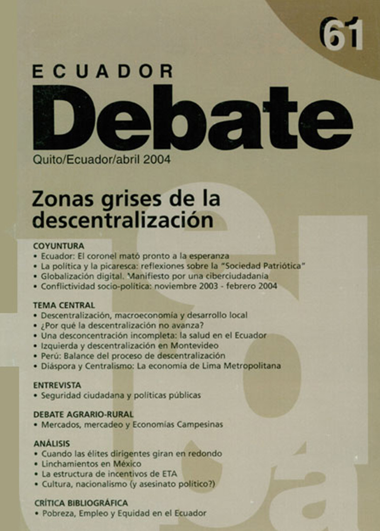 Ecuador Debate N° 61