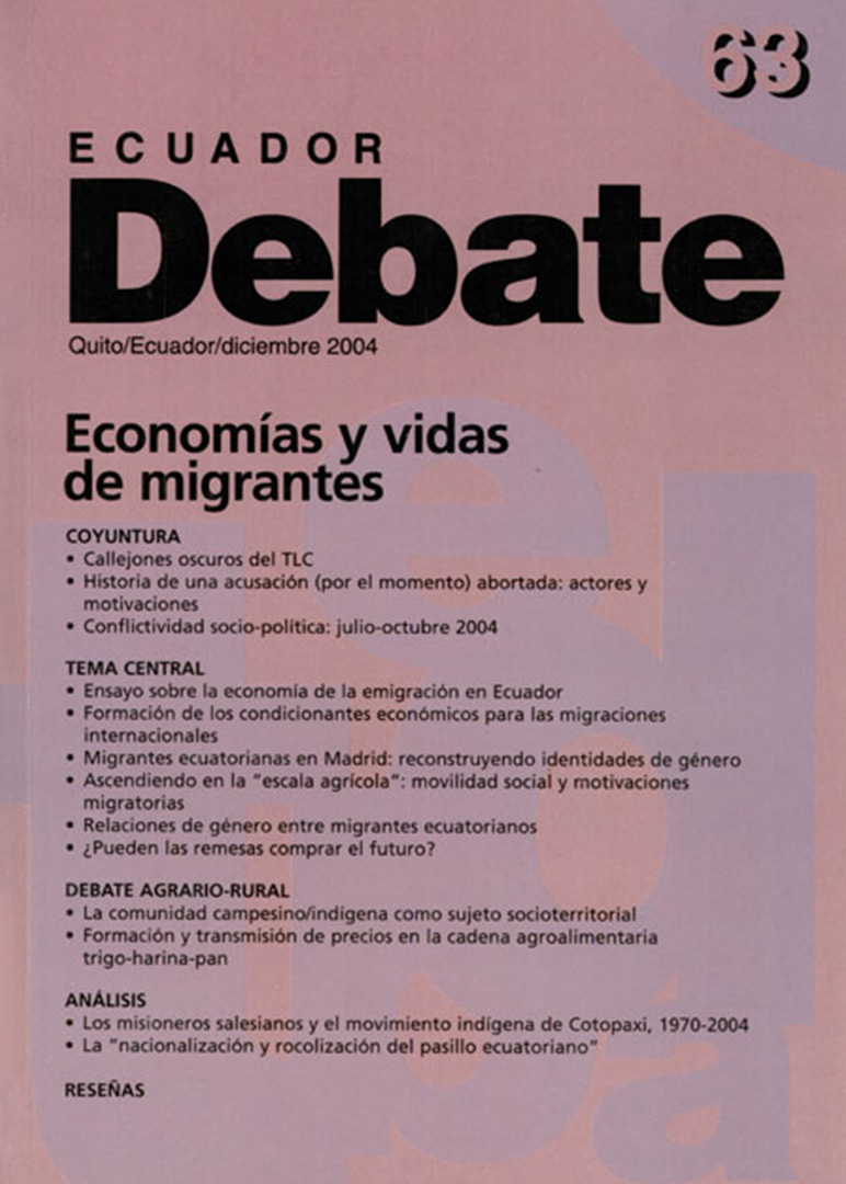 Ecuador Debate N° 63