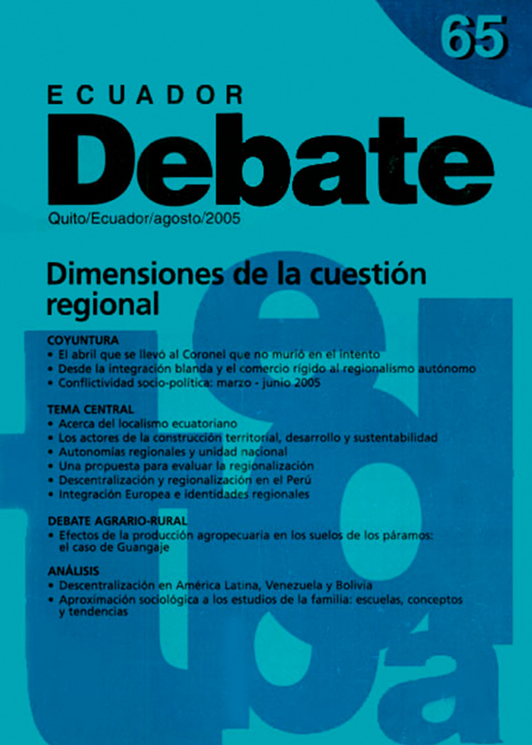 Ecuador Debate N° 65