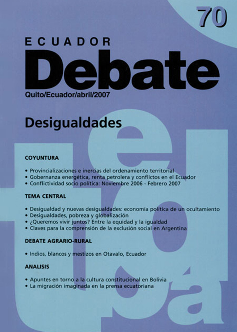 Ecuador Debate N° 70