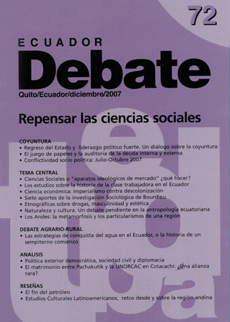 Ecuador Debate N° 72