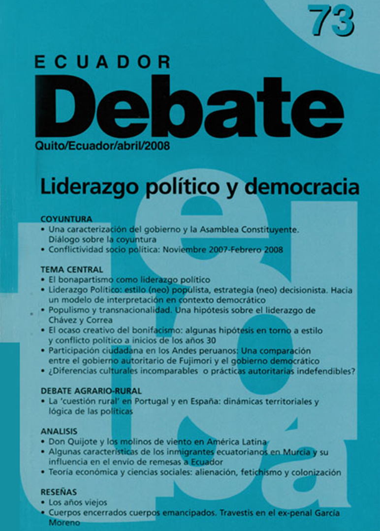 Ecuador Debate N° 73