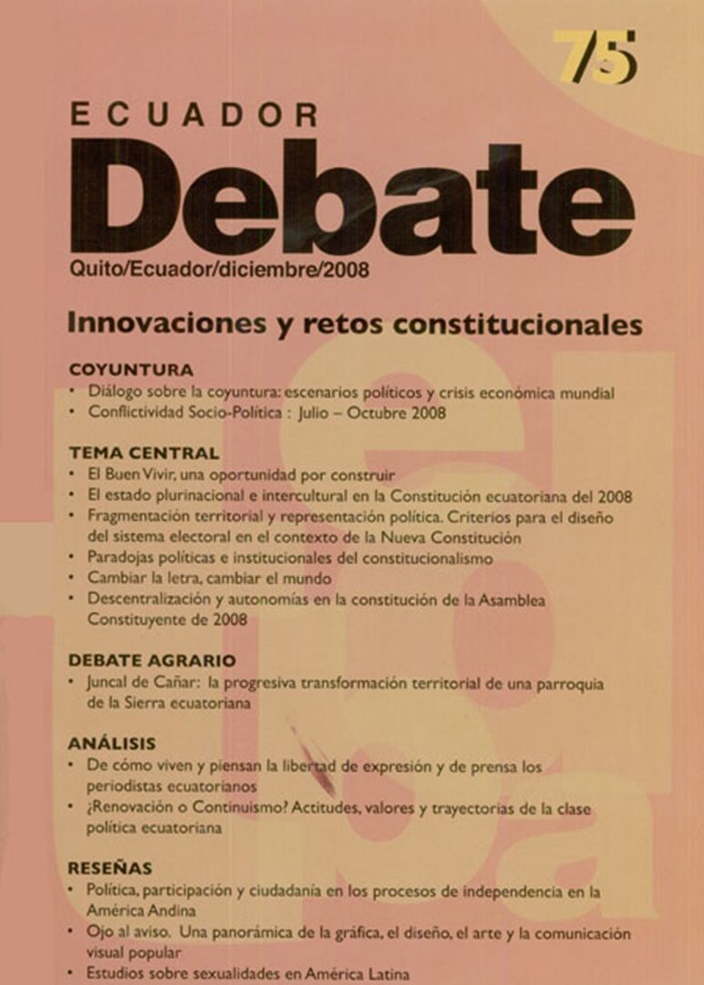 Ecuador Debate N° 75