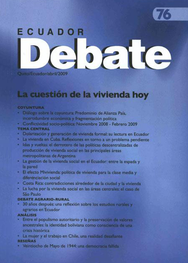 Ecuador Debate N° 76