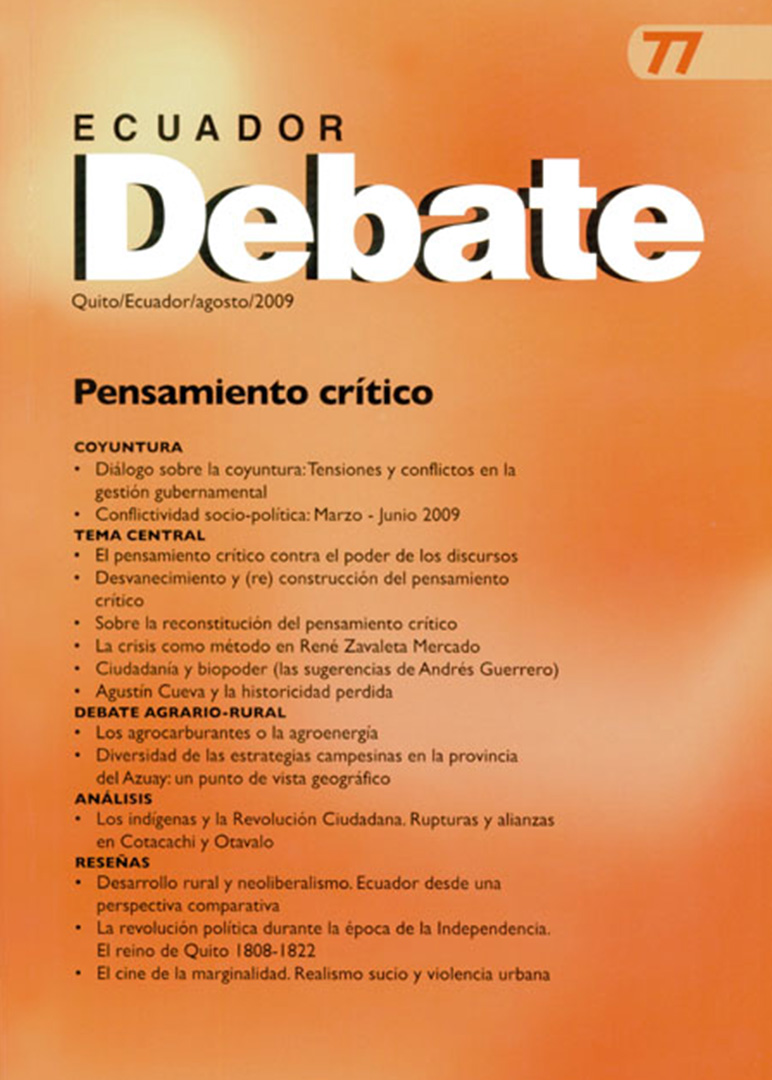 Ecuador Debate N° 77